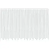 vidaXL Rideau en Dentelle Floral Blanc 180 x 400 cm Polyester