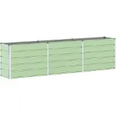 vidaXL Jardinière Vert Pastel 480 X 50 X 45 Cm Acier Galvanisé
