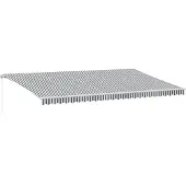vidaXL Store manuel anthracite & blanc 600x300 cm