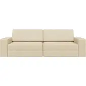 vidaXL Canapé-lit 200 cm en tissu crème