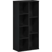 vidaXL Bibliothèque En Chêne Noir 50 X 25 X 104 Cm Bois D'ingénierie