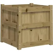 vidaXL Jardinières 2 pcs bois de pin imprégné