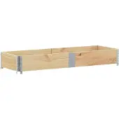 vidaXL Jardinière 150x50 cm bois de pin massif