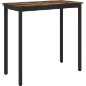 vidaXL Table haute en aggloméré, rectangulaire