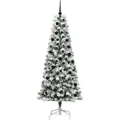 vidaXL Sapin de Noël Artificiel à Branches Articulées 210 cm PVC