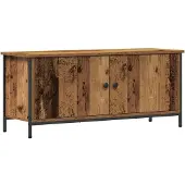 vidaXL Armoire TV vieux bois 100 x 35 x 45 cm Bois composite