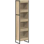 vidaXL Bibliothèque Sonoma 80 x 30 x 155 cm Bois d'ingénierie