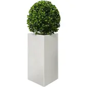 vidaXL Jardinière triangulaire 50x43x75 cm acier inoxydable