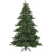 vidaXL Arbre de Noël artificiel pliable Vert 210 cm PVC et acier