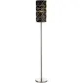 LIGHT IMPRESSIONS Lampadaire Asterope linear E27 100W H 1600mm noir métal