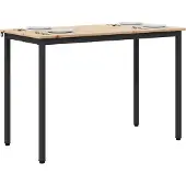 vidaXL Table de salle à manger nature 110 x 55 x 75 cm Pin massif