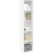 vidaXL Bibliothèque blanc 40x30x189 cm bois d'ingénierie
