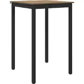 vidaXL Table d'appoint en bois composite, forme carrée
