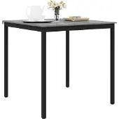 vidaXL Table d'appoint en bois composite, forme carrée