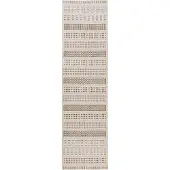 Interiyou Tapis d'intérieur et d'extérieur Kano Crème/Beige A2 80 x 300 cm