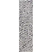 Interiyou Tapis d'intérieur et d'extérieur Kano bleu/blanc A7 80 x 300 cm