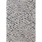 Interiyou Tapis d'intérieur et d'extérieur Kano bleu/blanc A7 140 x 200 cm