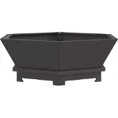 vidaXL Foyer Noir 75 x 75 x 28 cm Acier