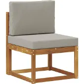 vidaXL Canapé d'extérieur de taille moyenne en bois massif d'acacia