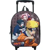 Vadobag Sac à dos 3D Naruto Ninja aussi tractable comme trolley Black One Size