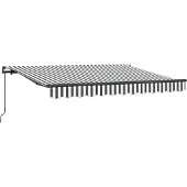 vidaXL Store rétractable Anthracite 350 x 200 cm Tissu