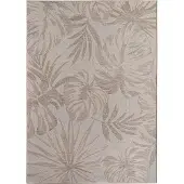 Morhane Desert Flo tapis d'extérieur tissage plat rectangle 240x340cm beige