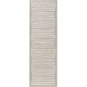Interiyou Tapis d'intérieur et d'extérieur Florence Beige A3 80 x 250 cm