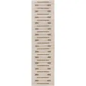 Interiyou Tapis d'intérieur et d'extérieur Kano Crème/Beige A6 80 x 300 cm