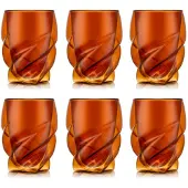 Bodum PAVINA PARIS Set de 6 verres à double paroi 270 ml - Rouge transparent