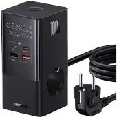 Baseus PowerCombo Tower Universal Black AC Fast charging Indoor