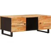 vidaXL Table basse marron 100 x 54 x 40 cm bois massif mangue