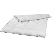 Sleepling Couette légère en duvet, 155 x 220 cm, 20% duvet / 80% plumes, couette matelassée, pour un sommeil réparateur