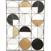 Atmosphera Déco Murale Méta ZAK 76 x 101,5