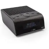 Caliber Radio-réveil avec radio FM et DAB+ - Noir (HCG011DAB)