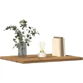 vidaXL Étagères 4 pcs. Chêne Artisan 40x30x1,5 cm Matériau dérivé du bois