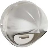 vidaXL Grille d'aération, lot de 2, argent, 200 mm, acier inoxydable