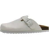 Jane Klain : Chaussures, sandales, pantoufles, confort, chaussures à semelles compensées, blanc, chaussures de loisirs