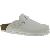 Jane Klain : Chaussures, sandales, pantoufles, confort, chaussures à semelles compensées, blanc, chaussures de loisirs