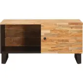 vidaXL Table basse marron 80 x 50 x 40 cm bois massif mangue