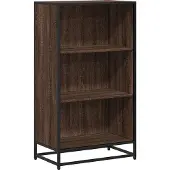 vidaXL Bibliothèque chêne marron 60x35x107,5 cm bois d'ingénierie