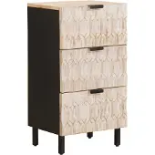 vidaXL Buffet Surface lavée blanche 40 x 33 x 75 cm