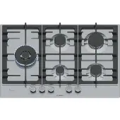 Bosch Serie 6 PCS7A5I90 plaque Acier inoxydable Intégré 75 cm Gaz 5 zone(s)