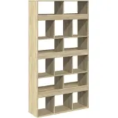 vidaXL Bibliothèque chêne sonoma 100x33x187,5 cm bois d'ingénierie