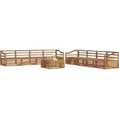 vidaXL Ensemble de salon de jardin 9 pièces en bois d'acacia massif, finition naturelle