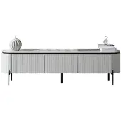 Xl Moebel Gmbh Elegant RTV Robust Weiß Fernsehtisch Wohnzimmergarniture Sideboard