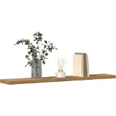 vidaXL Étagères 4 pcs. Chêne Artisan 60x10x1,5 cm Matériau dérivé du bois