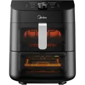 Ginza.se Airfryer 2 en 1 combiné avec four 6,4 + 4,4 litres