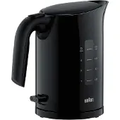 Braun Wk 3000 Purease 1.0l 2200w Kettle Noir One Size / EU Plug 220V