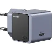 UGREEN Nexode S 30W USB-C GaN Fast Charger EU gray Mobile phone, Power bank, Telephone Grey AC Indoor