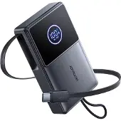 JOYROOM Batterie externe 22,5 W, 10 000 mAh, charge rapide avec câble rétractable intégré